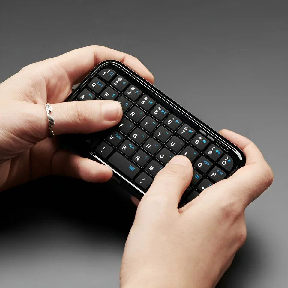 Mini nabíjateľné type-C Bluetooth 3.0 Klávesnica Slim Wireless Pocket Keypad Prenosná 49 klávesov Klávesnica pre tablety smartfóny