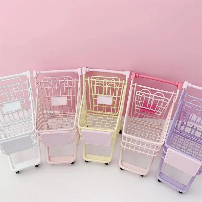 Mini nákupné košíky detské hračky simulácia supermarket handcart úložisko detské darčeky hračky remese