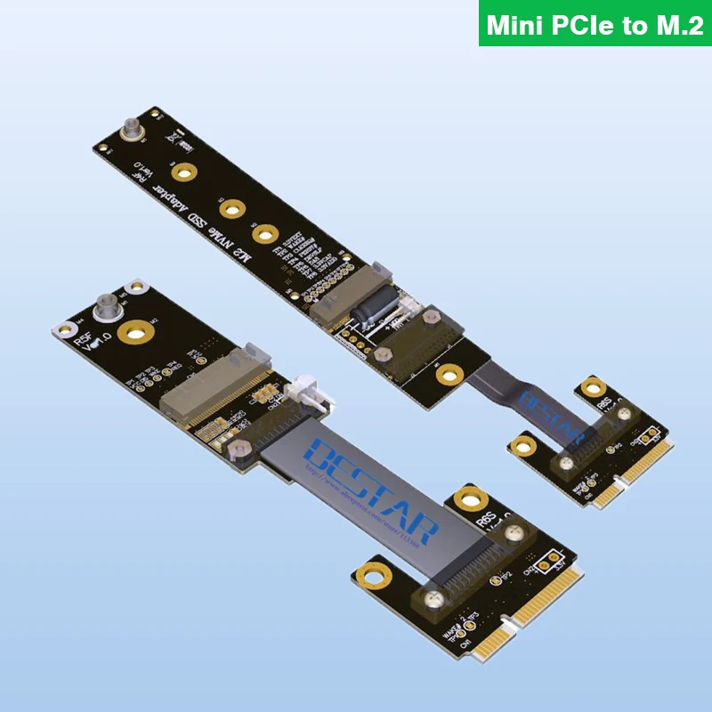 Mini PCIe MPCie WiFi Wan to M.2 WiFi Ae Key / Mini PCI-E MSATA / M.2