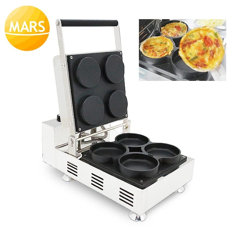 Mini Pizza Press Stroj 220V Elektrický vafle koláč na pečenie Pan Pan