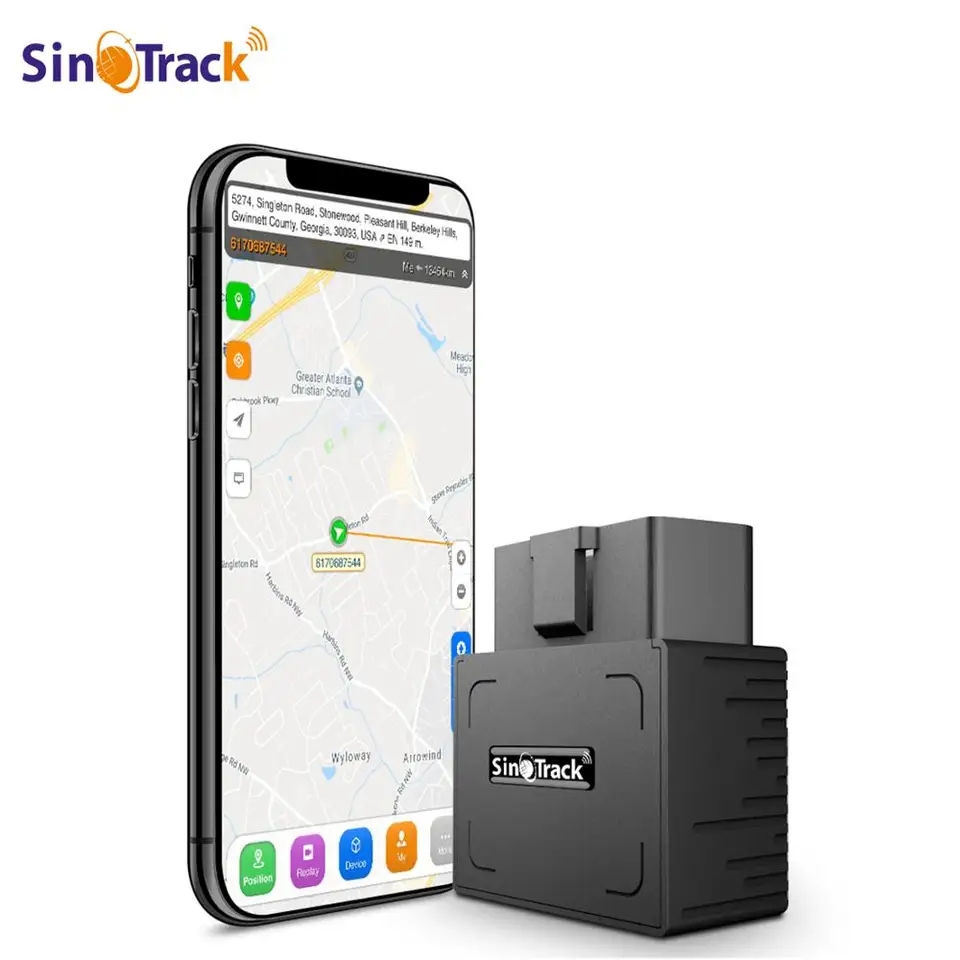 MINI Plug Play OBD GPS Tracker CAR GSM OBDII Tracking Zariadenie OBD2 16 PIN Interface China GPS Locator so softvérom a aplikáciou