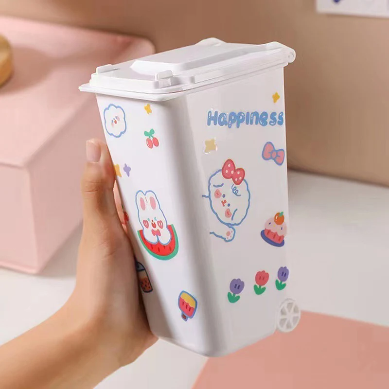 Mini pracovná plocha Trash Can 4Color Storage Storage Box Obýva