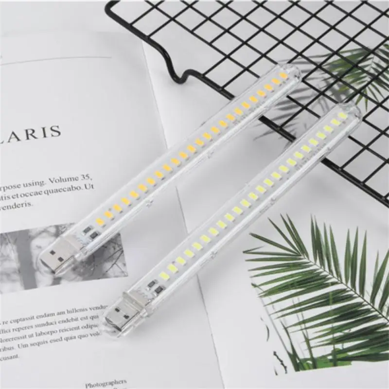 Mini prenosná LED USB Book Light DC5V Ultra Bright 5V Reading Reading Book Lampa 24 LED svetlá pre PC Power Bank Notebook notebook