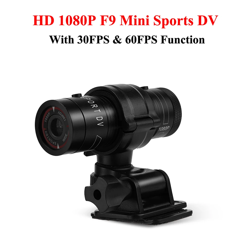Mini prenosná plná HD 1080p Nepremokavá bicykla Vonkajšie športové DV videokamera