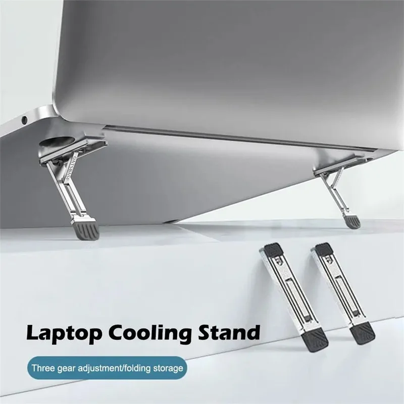 Mini prenosný skladací stojan na laptop univerzálnu konzolu podporu pre notebooky MacBook Air Lenovo Laptops