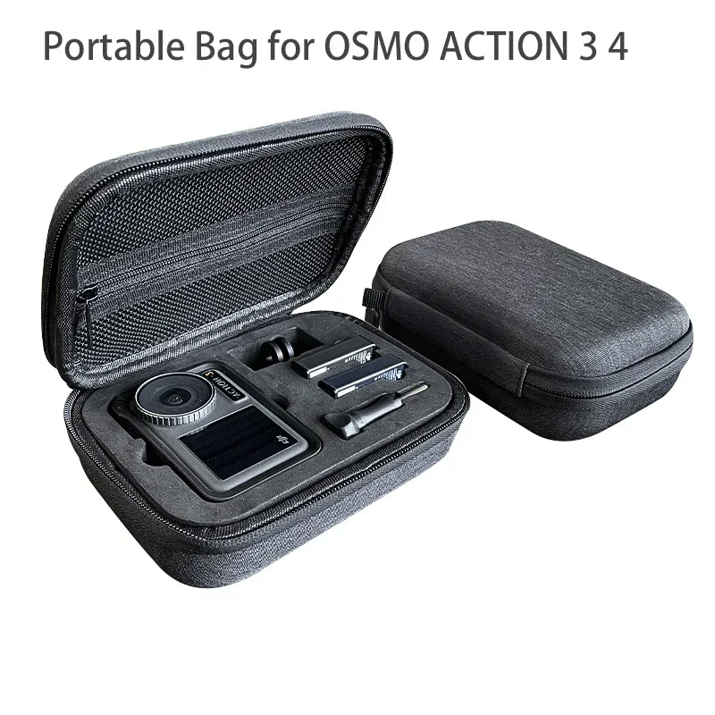 Mini prenosová taška na tašku pre DJI Osmo Action 3 4 Cestovné vrecko Camera Camera pre DJI Osmo Action 4 3 Storage Bag Ochranca Box