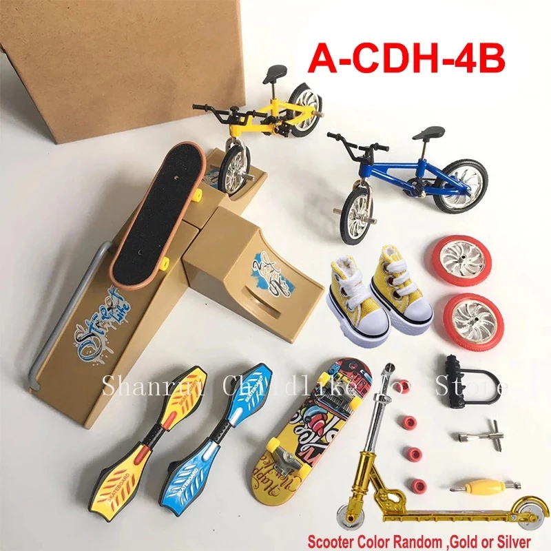 Mini prstová skateboarding hmatníka bmx bicyklov bicykle topánky prstov Skate dosky Mini bicykle hračky pre deti chlapcov