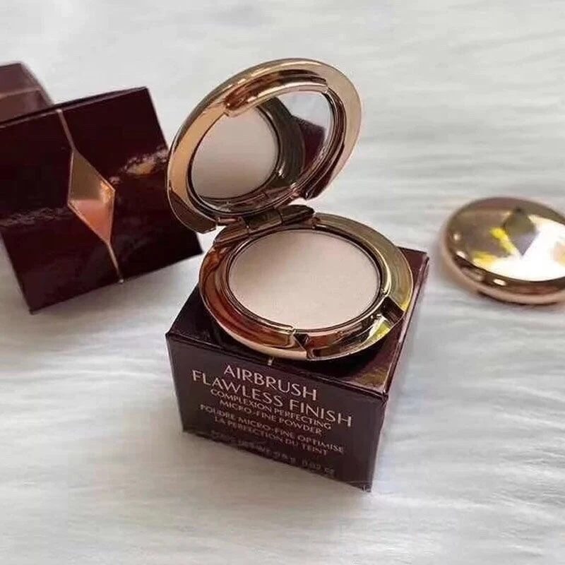 Mini práškové nastavenie práškovej vzorky Pretrvávajúce olejové riadenie vodotesného základu Prírodné rozjasnenie tónu pokožky Mini make -up prášku