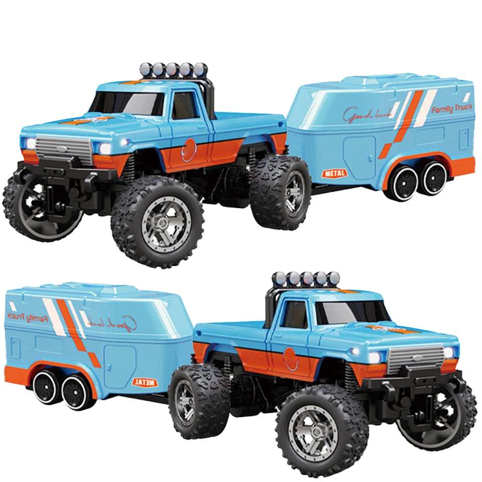 Mini RC Monster Truck 1:64 Mini terénne horolezectvo 2,4 GHZ diaľkové ovládanie nastaviteľné rýchlosť/riadenie detských hračiek Darček