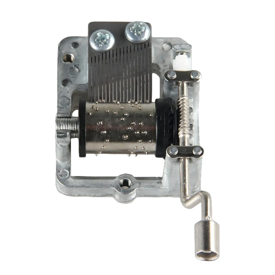 Mini ručné crankingové hudobné hnutie Päť piesní Výber DIY Hudobná skrinka Domáce dekoratívne zbierky mechanické ručné kľukové hudobné box