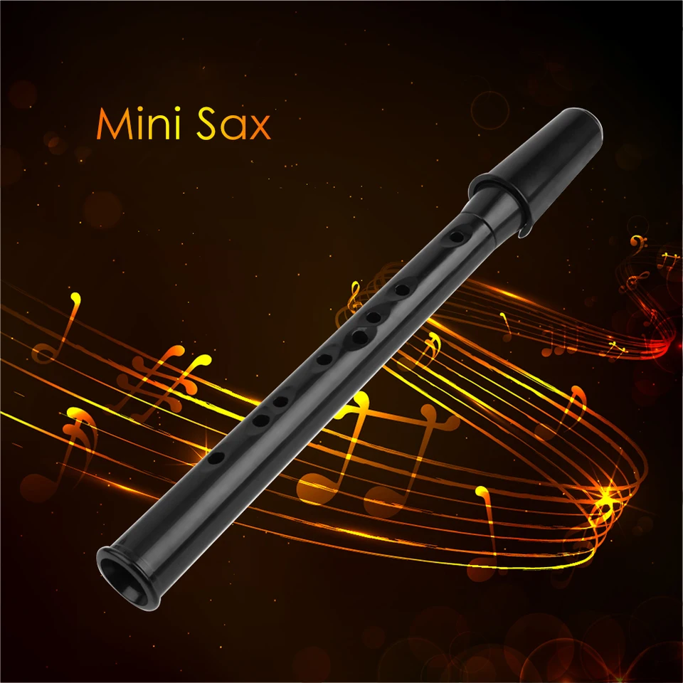 Mini saxofón prenosný malý saxofón mini vrecko ABS BB saxofón s alto náustkom 5 Reeds Woodwind Instruments