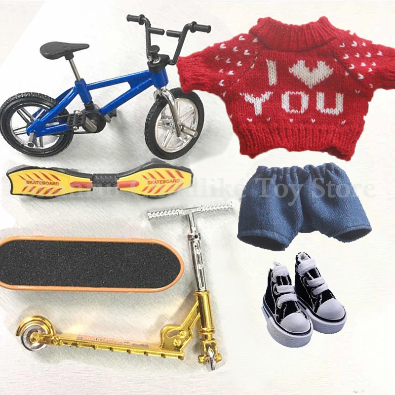 Mini Scooter Dva kolobežky Scooter Finger Skateboard Finger topánky Mini látky Detské vzdelávacie hračky Finger Bike Funny Toy