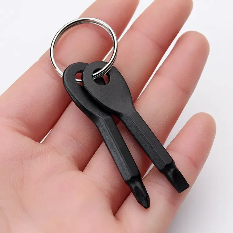 Mini skrutkovač Keychain Outdoor EDC Multi Tools Key Ring Ring EDC skrutkovač set vrecko Outdoor Tool Set MultiTools Keychain S054