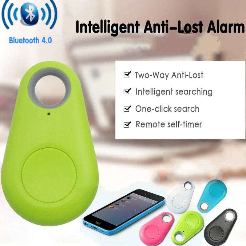 Mini Smart Pets Wireless 4.0 Key Anti Lost Finder Tracker Alarm GPS GPS bezdrôtový detský vrecko Peňaženka Pet Key Finder Locator