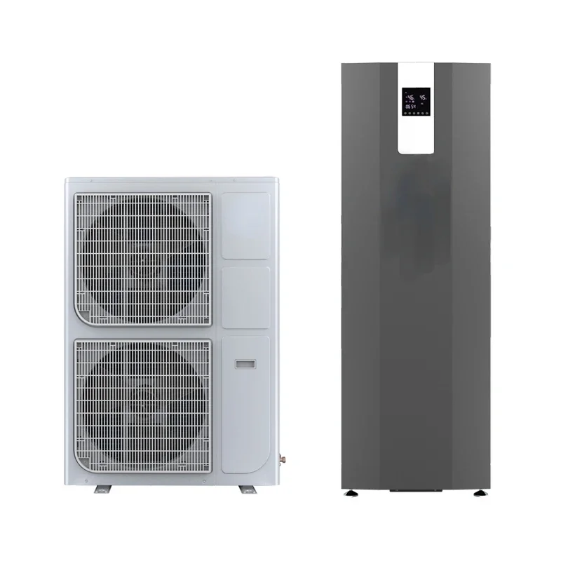 Mini Split R32 EVI Full Inverter Source Source Heat Pump Ohrievače vody 16 kW teplomer na vodu do vody ALE V jednej 200 l nádrži