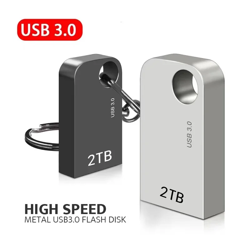 Mini Super Pen Drive USB 3,0 2TB Memoria USB Flash Drive 1TB High Speed ​​Pendrive 512 GB CLE Stick Prenosný darček SSD 2023 Nový