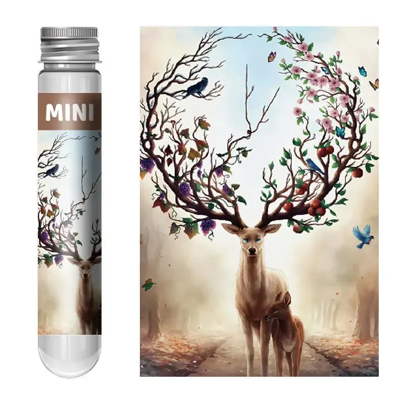 Mini testovacia puzzle 150ks Deer Dogs Jigsaw Puzzle Decompress Toy Educational Family Game
