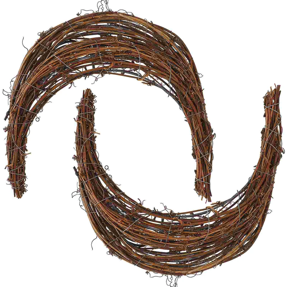 Mini vence Rattan dekorácie dekorácie Mesiac pre domácich majstrov
