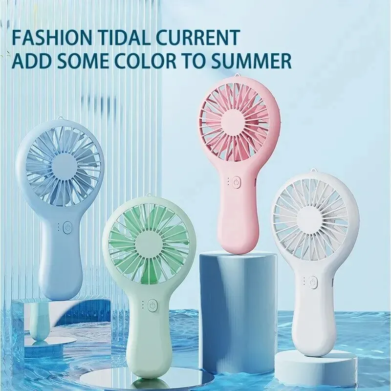 Mini ventilátor prenosný nabíjateľný kreatívny vreckový klimatizácia Ventilátor kemping turbo vzduchový chladič ploché počítač Office Stude ticho