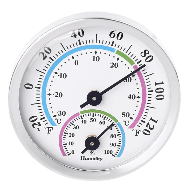 Mini vnútorný teplomer Hygrometer Analóg 2 v 1 teplotnej vlhkosti