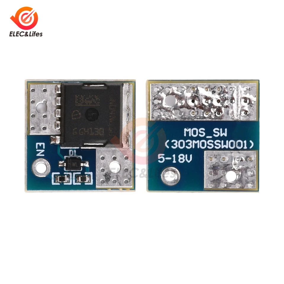 Mini vysoko výkonný modul ovládača spínača MOS 5-18V 80-150A Tranzistor Tranzistor PWM Regulačná elektronická spínač