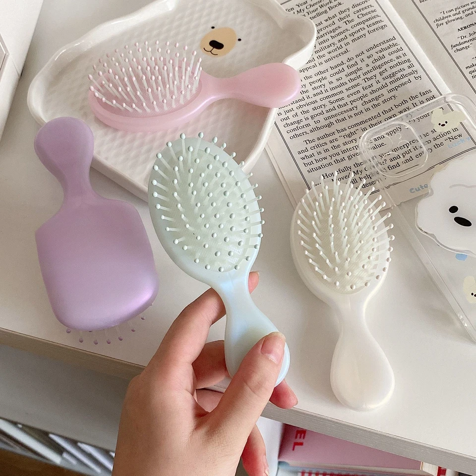 Mini vzduchové vankúšové kefy Massager Anti statické airbag vlasové hrebeň mokré a suché prenosné kefové kefy Salon Styling Príslušenstvo