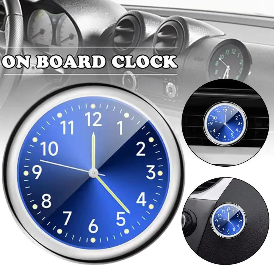 Mini Watch Car Quartz Clock Mini elektronické hodiny nepremokavé bicykle motocykle hodinky automatické autá Dashboard Clock v aute