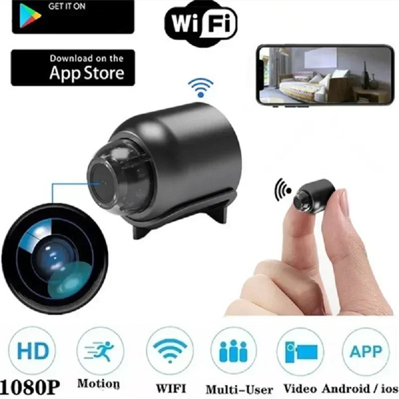 Mini WiFi 1080p HD fotoaparát v interiéri bezpečnosť bezpečnosť dohľad nad detským monitorom nočné videnie videokamer ip cam zvukový videorekordér