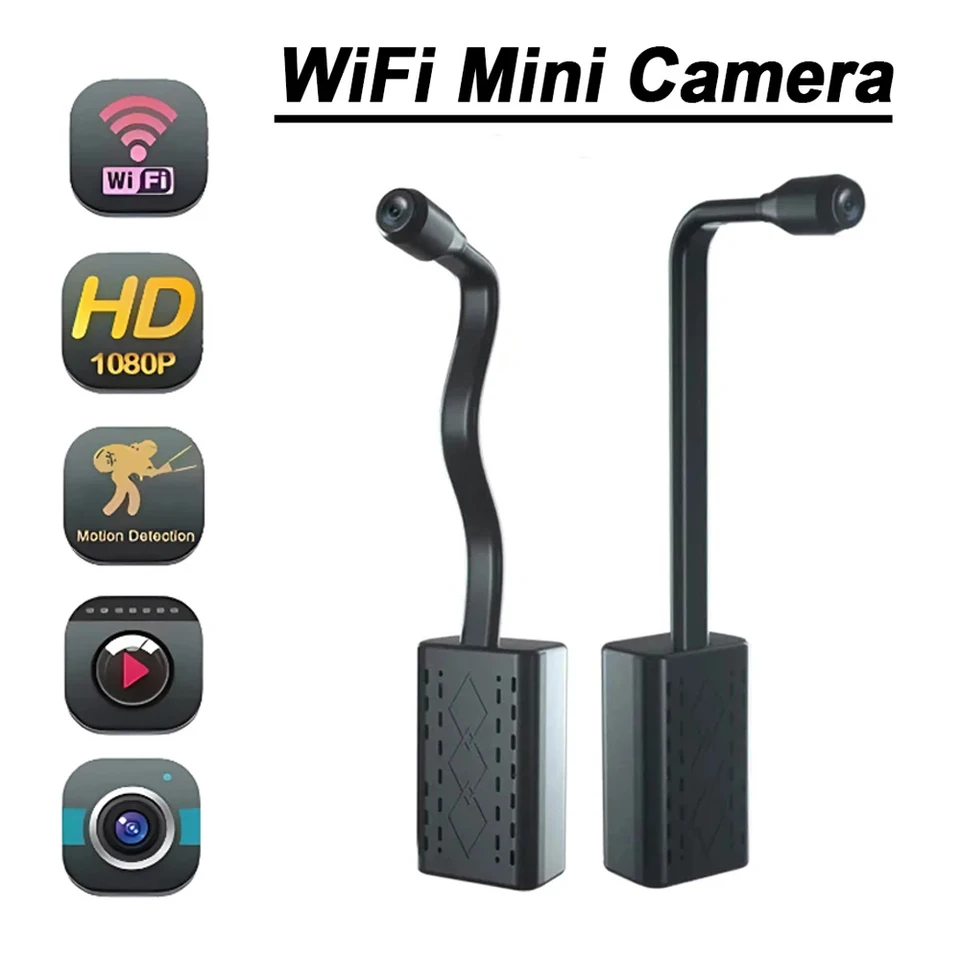 MINI WIFI Sledovanie kamery HD 1080p diaľkové monitorovanie domáce bezdrôtové bezdrôtové IP Camera Nahrávanie bezpečnostná kamera Cam Outdoor Indoor Cam