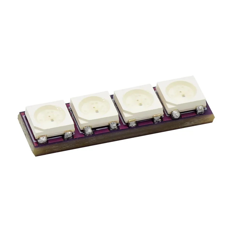 Mini WS2812B RGB5050 4 bitové farebné LED pásmo pre Naze32 F3 F4 Let Flight Control pre RC Multicopter