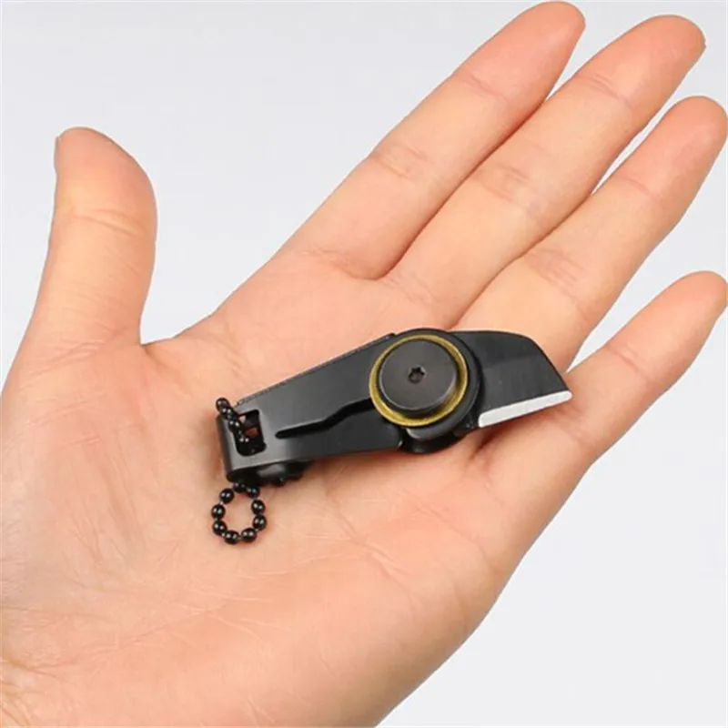 Mini záhyb noža balenie Mail Pare Blade Utility Razor Cut vrecká na rezačku kľúča kľúča obálka Otvorená zábal