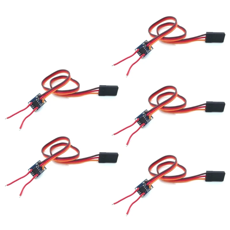 Mini člnom prepravený elektronický ovládač rýchlosti 5V diaľkového ovládacieho člna Mini Circuit Board Hray Accessories 5ks Dropship