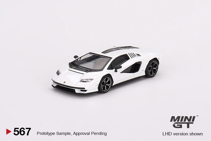 Minigt 1/64 Countach LPI 800 Model zliatiny 576#