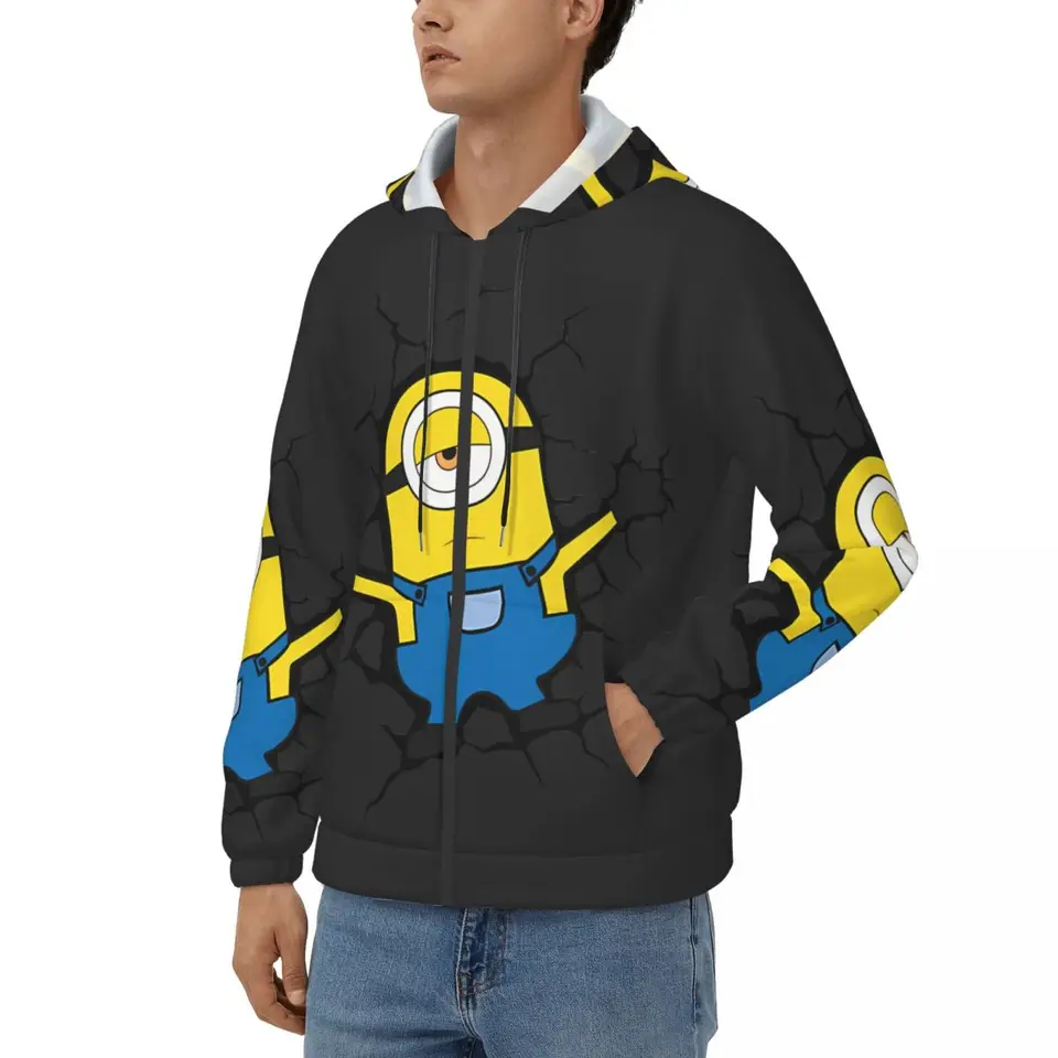 Minions zlomil múrovú mužskú kapucňu opovrhnutiahodnú mi voľný čas pre kapucňu Party