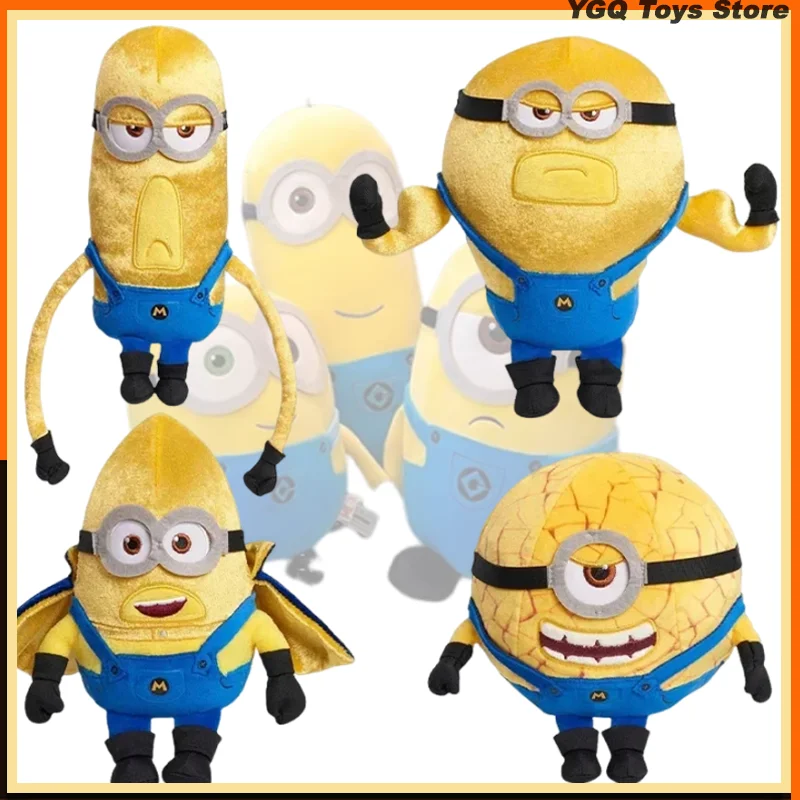 Miniso 2024 Nový Despicable Me 4 Minion Plys Plush Anime Kawaii Cute Anime Minion Plyšová bábika Sofa Ozdoby Toy Girl Custom Gift