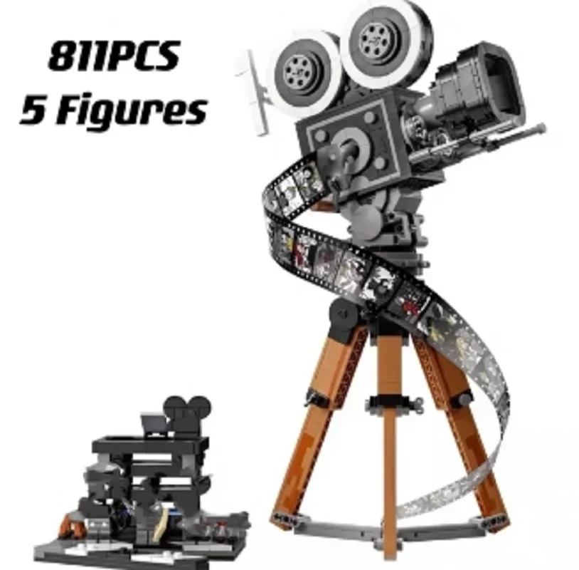 Miniso 811pcs Walt Camera Salute Edition Figures MOC Building Blocks Hračky Hračky Kid narodeniny vianočné darčeky Fit 43230