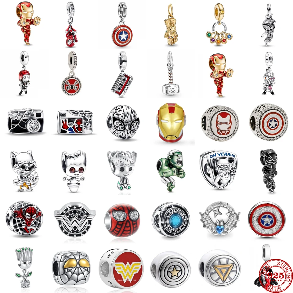 Miniso 925 Sterling Silver DIY jemné kúzlo sa hodí