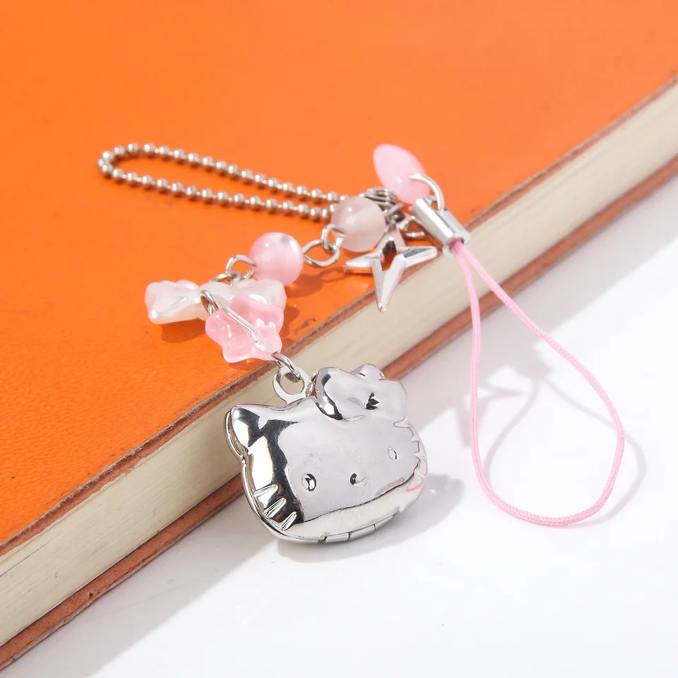 Miniso anime Sanrio Hello Kitty Keychain Bag Telefón Charm