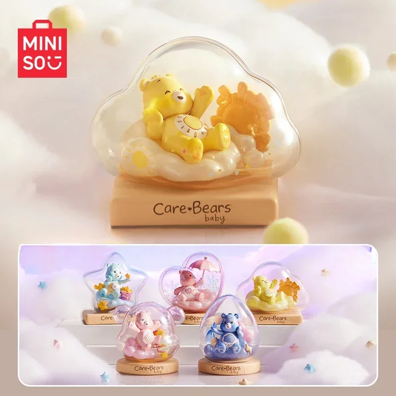 Miniso Care obsahuje sériu predpovede počasia slepý box kawaii hračky narodeniny darček dekorácia dekorácia Periférny model Periférny model