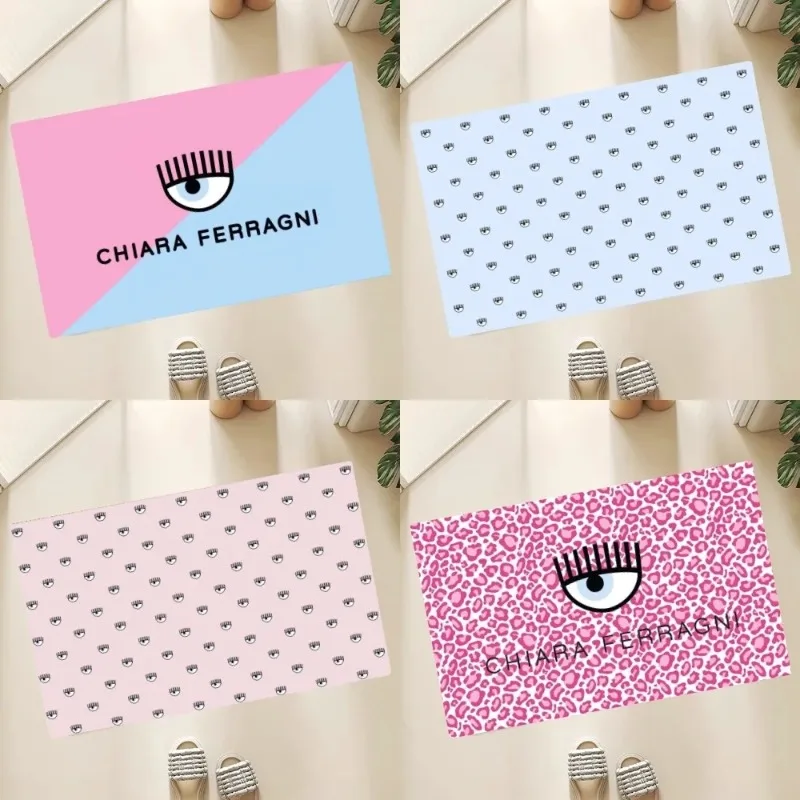 Miniso Disney Fashion C-Chiara Ferragni Logo Podlaha podlahová podlaha anti-šmykľavka Domáca vstupná spálňa obývacia izba Mats kuchynský koberec