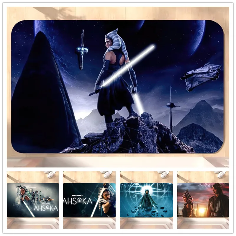 Miniso Disney S-Star W-Wars A-Ahsoka Vitajte rohožku polyesterovú kúpeľňu Roho