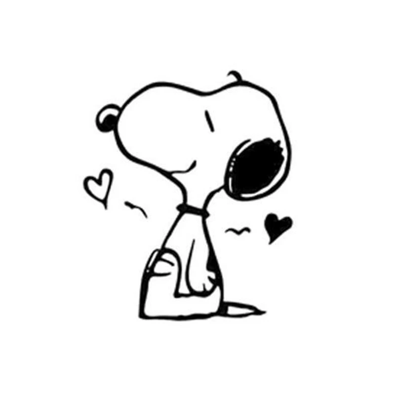 Miniso Funny snoopy opaľovacie nálepky položili to kúpeľňu pre domácu dekoráciu nepremokavá nástenná maľba