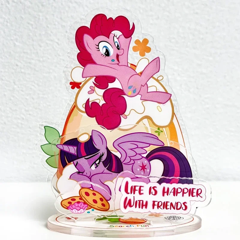Miniso kawaii Twilight iskry My Little Ponyed Pinkie Pie Sladké stojace znamenie roztomilé Cartoon Dash Dash