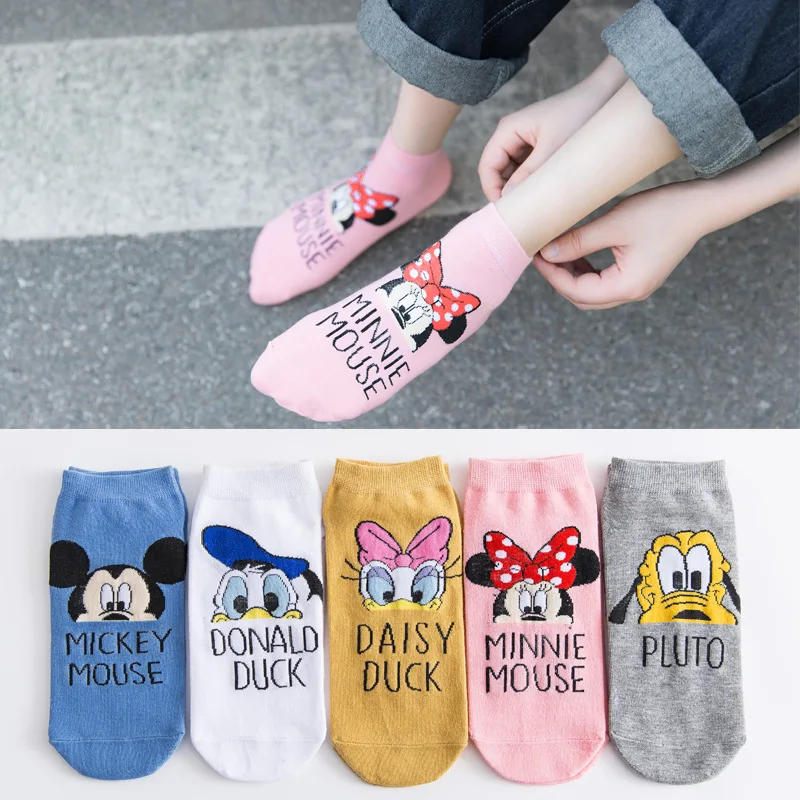 Miniso Minnie Mickey Mouse Donald Duck Pluto ponožky Cosplay pre dospelých Unisex Sock kostým Harajuku props vianočný darček vianočné darček
