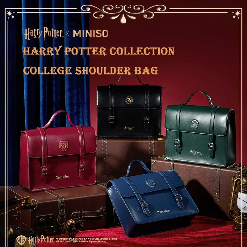 Miniso názov značka Harry Potter Series Štyri vysoká škola vrecko na rameno veľkú kapacitu tote tašku