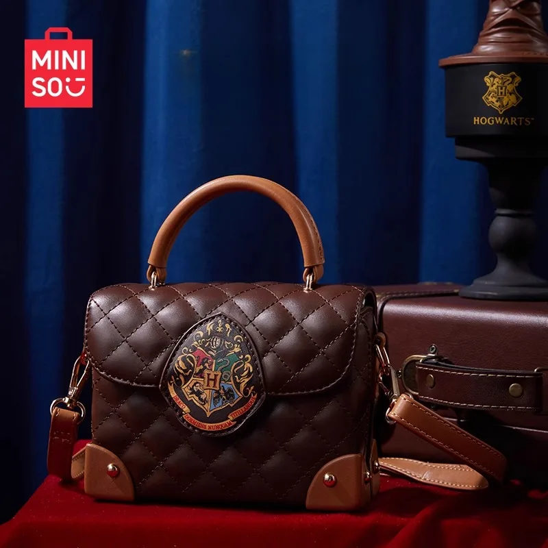 Miniso originálne móda Harry Potter Series retro prenosná kabelka anime karikatúra žien krížom vrecko na rameno vrecko darček k narodeninám