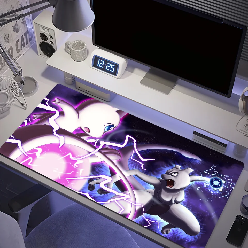 Miniso Pokemon Mewtwo Cool Mouse Pad Protector Office Office Gaming Accessory Gamer Gamer Non Slip