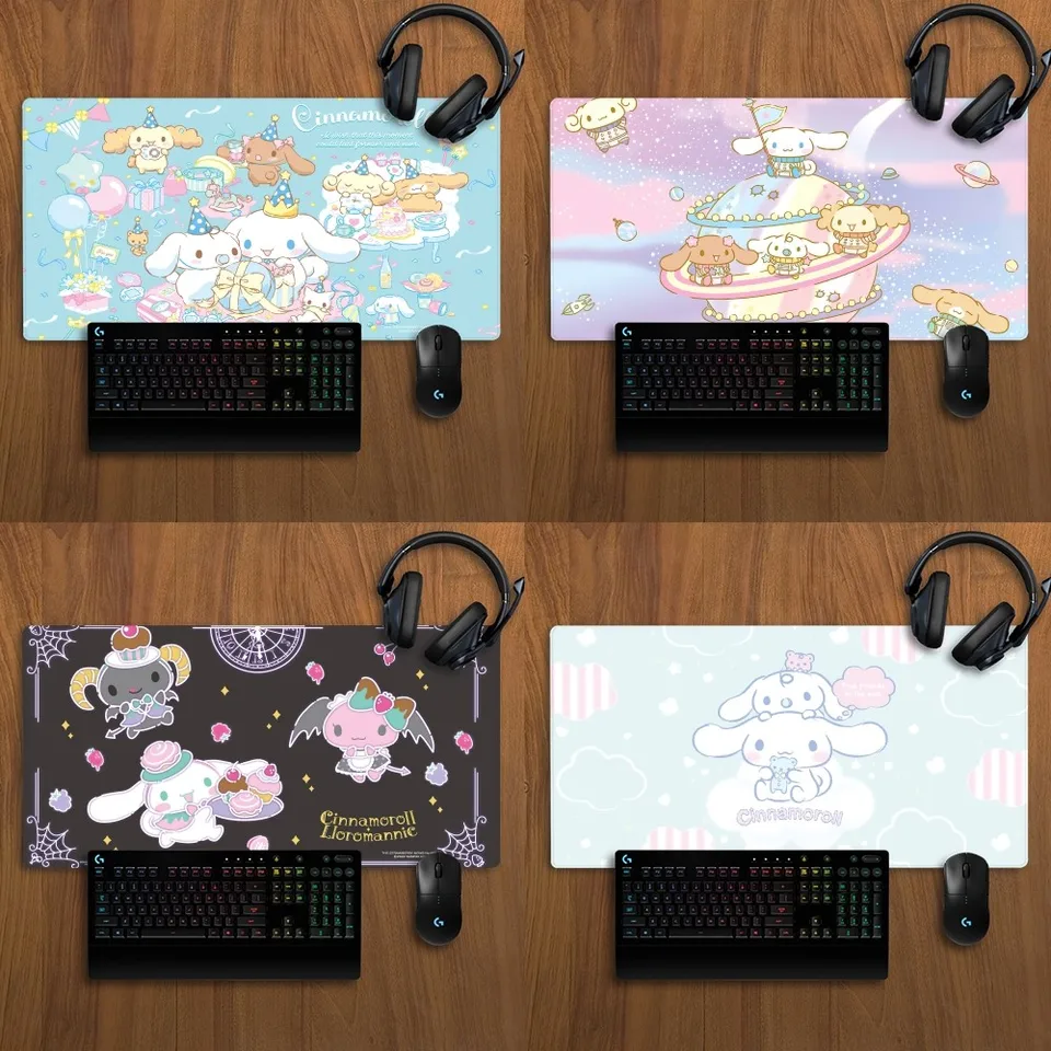 Miniso Sanrio Cinnamoroll MousePad Non-Slip Lockedge Office Student Hering Zhustený veľký vankúš na písanie