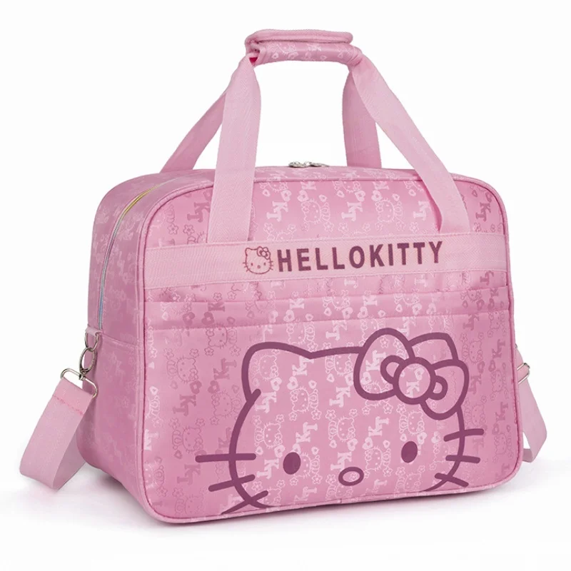 Miniso Sanrio Hellokitty Largetravel Bag Veľká kapacita Storage Multifunkčné cestovné tašky ventilátory lietadla Lietajný batoh