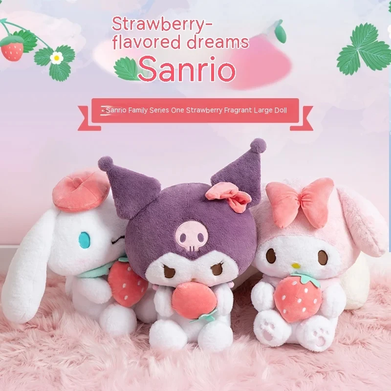 Miniso Sanrio Kuromi Melody Cinnamoroll Kawaii plnené plyšové hračky Doll Plush vankúš Interiér dekorácie dievčatka darček 39 cm